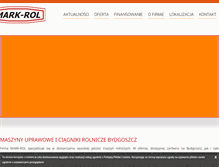 Tablet Screenshot of mark-rol.pl